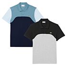 Lacoste Mens 2025 Regular Fit L.12.12 Colour-Block Cotton Pique Polo Shirt