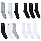 Lacoste Unisex 2025 Sport High-Cut Ribbed Stretch Cotton 3 Pack Socks