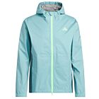 adidas Golf Mens 2025 RAIN.RDY Hooded Lightweight Elasticated Full Zip Jacket