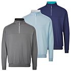 Stuburt Golf Mens Augusta Windproof Breathable Midlayer Golf Sweater