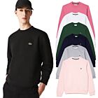 Lacoste Mens 2025 SH9608 Organic Brushed Cotton Fleece Sweater