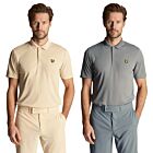 Lyle & Scott Mens Golf Tech Eagle Logo Short Sleeve Recycled Polo Shirt