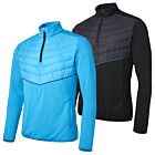 Ellesse Mens Palazzi Quilted Chest Cut & Sew 1/2 Zip Golf Jacket