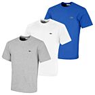 Lacoste Mens Cotton Fabric Logo Classic Fit Versatile T-Shirt