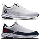 Footjoy Mens Tour Rival Synthetic Leather Cushioned Waterproof Golf Shoes