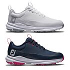 Footjoy Womens 2025 Tour Rival Waterproof Synthetic Leather Golf Shoes - Wide Fit