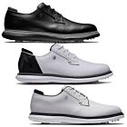 Footjoy Mens Traditions Blucher Pulsar Spikes Leather Waterproof Golf Shoes