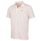 adidas Golf Mens Ultimate365 Mesh Tango Print Climacool Polo Shirt