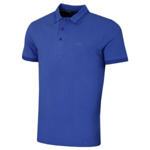 Hugo Boss Mens Paddy Stripe Cotton Polo Shirt - Medium Blue - M