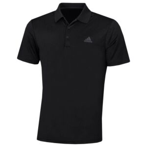 adidas Golf Mens Performance LC Polo Shirt - Black - M