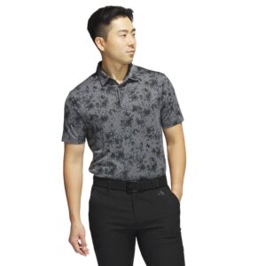 adidas Golf Burst Lightweight Recycled Stretch Jacquard Polo Shirt