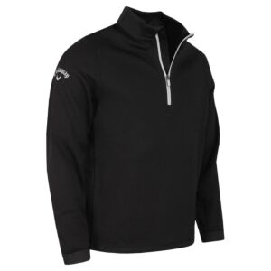 Callaway Golf Mens Hex Fleece Sweater - Caviar - S