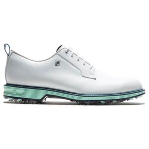 Footjoy Mens Premiere Series Field Golf Shoes - White/Mint/Blue - UK 10