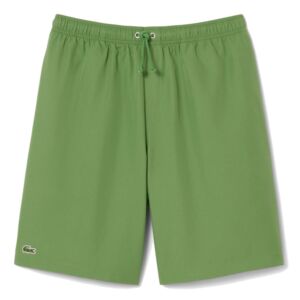 Lacoste Mens Sport Taffeta Drawstring Lined Shorts - Lamb's Lettuce - M