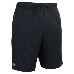 Lacoste Mens Sport Taffeta Drawstring Tennis Shorts - Black - M