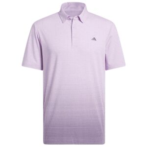 adidas Golf Mens 2025 Go-to Rise Print Sustainable Regular Fit Polo Shirt