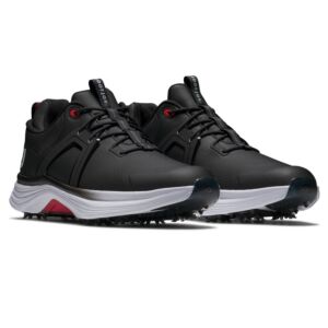 Footjoy Mens Hyperflex Golf Shoes - Black/White/Red - UK 10