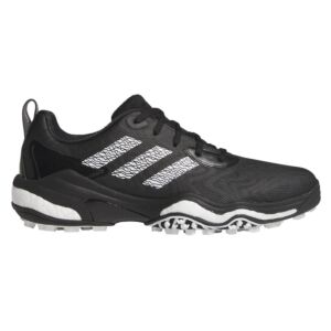 adidas Golf Mens CODECHAOS Golf Shoes - Black/White/Lucid Lemon - UK 10.5
