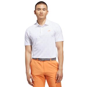 adidas Golf Mens 2026 Ultimate365 Essence Print Climacool Stretch Polo Shirt