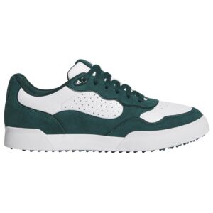 adidas Golf Mens 2025 Retrocross 25 Leather Perforated Spikeless Golf Shoes