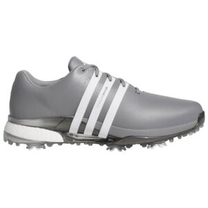 adidas Golf Mens 2025 Tour360 Premium Waterproof Leather Spiked Golf Shoes