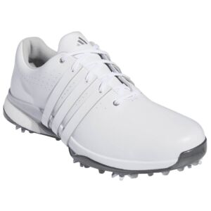 adidas Golf Mens 2025 Tour 360 Premium Waterproof Leather Wide Fit Golf Shoes