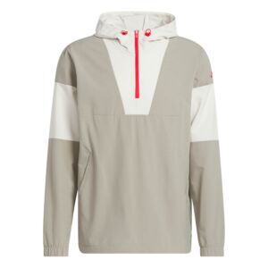 adidas Golf Mens ULT365 1/2 Zip Anorak Jacket - Putty Beige - M