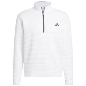 adidas Golf Mens 2025 Ultimate 365 Durable Water Repellent Textured Sweater