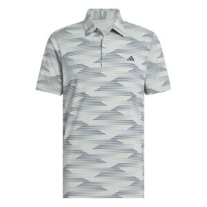 adidas Golf Mens 2025 Ultimate365 Speed Stripe Sustainable Stretch Polo Shirt