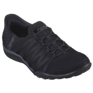 Skechers Womens Slip Ins Breathe Easy Collar Knit Memory Foam Trainers