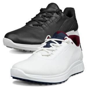 Ecco Mens S-Casual Waterproof Leather Comfy Breathable Golf Shoes