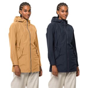 Jack Wolfskin Womens Dakar Parka Lightweight Waterproof Windproof Jacket