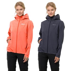Jack Wolfskin Womens Elsberg 2.5L Recycled Waterproof Lightweight Jacket