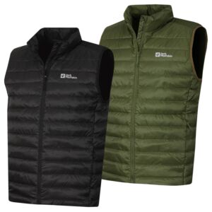 Jack Wolfskin Mens Pack And Go Down Sleeveless Packable Gilet