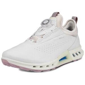 Ecco Womens BIOM C4 Full Grain Leather Golf Shoes - White - UK 6.5-7