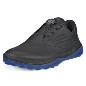 Ecco Mens LT1 M Boa Waterproof Leather Cushioned Spikeless Golf Shoes