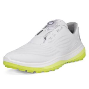 Ecco Mens LT1 Boa Waterproof Leather Cushioned Spikeless Golf Shoes