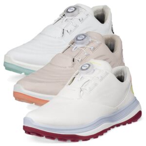Ecco Womens 2026 LT1 Boa Fastening Waterproof Leather Spikeless Golf Shoes