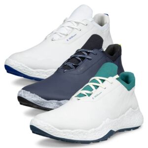 Ecco Mens BIOM H5 Lace Leather Spikeless Waterproof Modern Golf Shoes