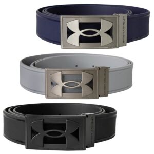 Under Armour Mens 2026 Durable Flexible Raised Logo Driver Silicone Belt