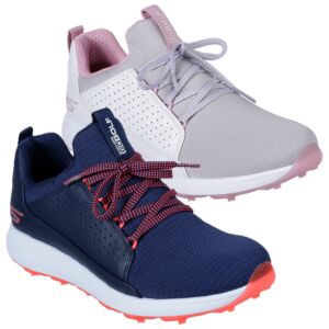Skechers Womens Go Golf Mojo Cushion Sole Leather Spikeless Golf Shoes