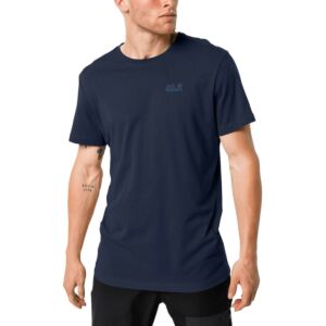 Jack Wolfskin Mens Essential Cotton Blend Short Sleeve Lightweight T-Shirt