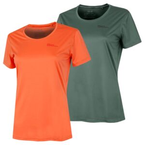 Jack Wolfskin Womens Tech Moisture Wicking Quick Drying Lightweight T-Shirt