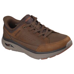 Skechers Mens Arch Fit Crosser Felix Memory Foam Leather Trainers