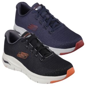 Skechers Mens Takar Arch Fit Engineered Mesh Lace Up Comfort Trainers