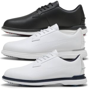 Puma Golf Mens Royale Full Grain Leather Profoam Flexspike Golf Shoes