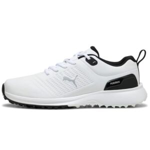 Puma Golf Mens Fusion Plus Laced Eva Spikeless Waterproof Golf Shoes