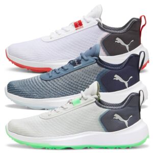 Puma Golf Mens Fusion Crush Sport Breathable Waterproof Golf Shoes