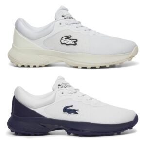Lacoste Mens Golf Point Mesh Spikeless Water Repellent Golf Shoes