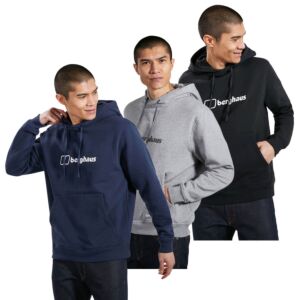 Berghaus Mens 2026 Logo Kangaroo Pocket Organic Cotton Pullover Hoody
